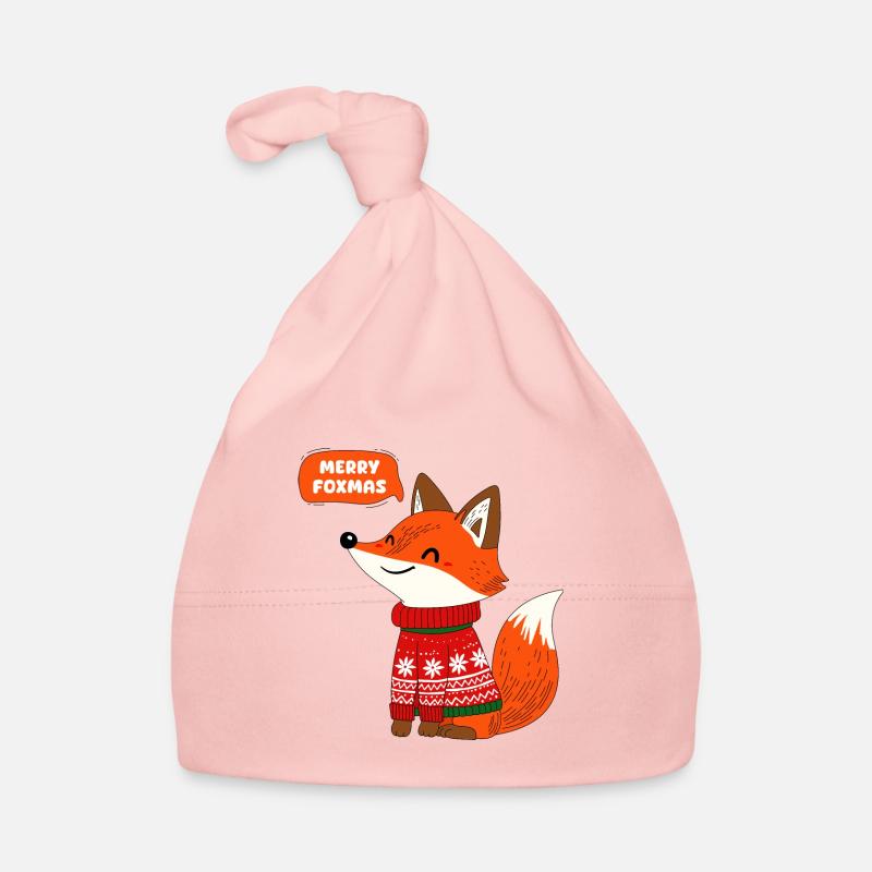 Fuchs und winter Baby Bio-Mütze