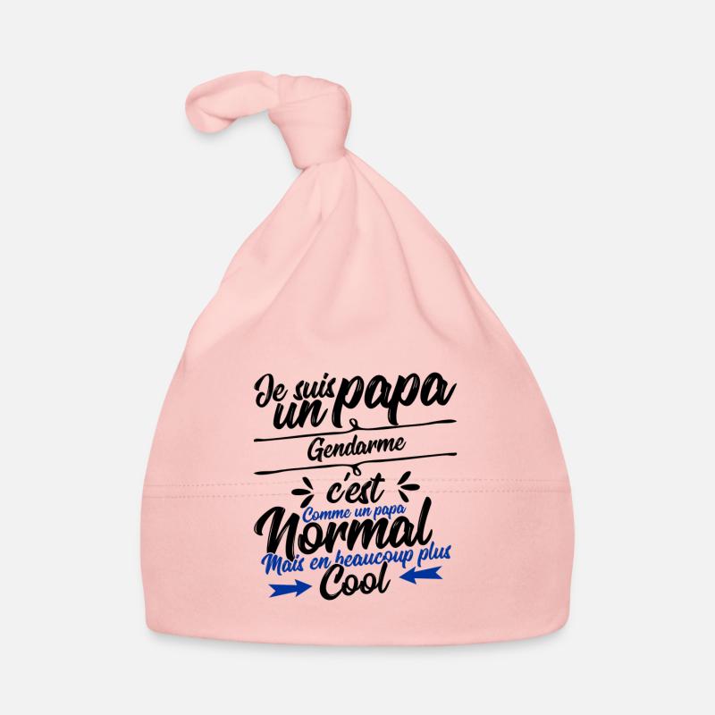 Dad Gendarme Gift Organic Baby Cap