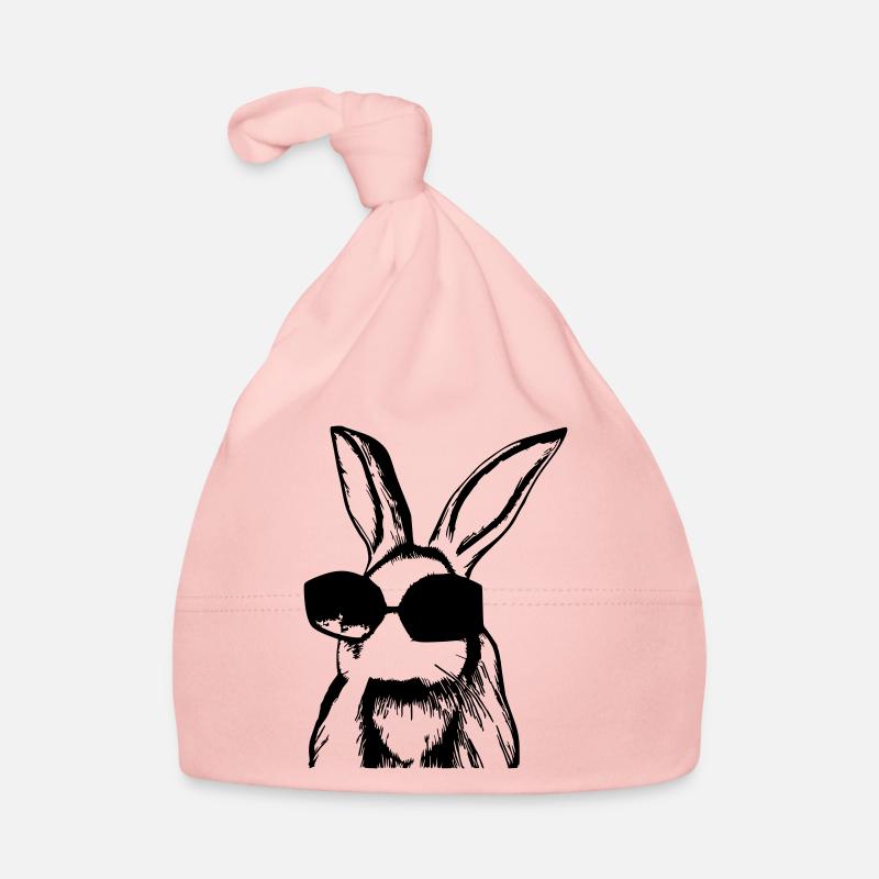 Rabbit Pet Animal Cool Sunglasses Rabbit Vector Organic Baby Cap