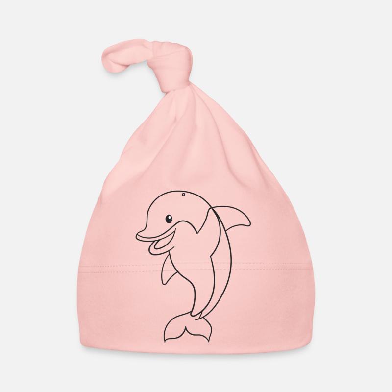 Delphin, Säugetier, Geschenk, Geschenkidee Baby Bio-Mütze