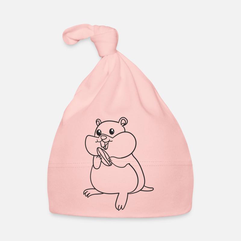 Hamster, Nagetiere, Geschenk, Geschenkidee Baby Bio-Mütze