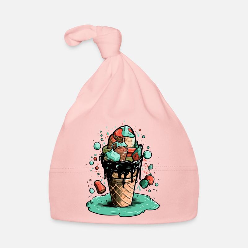 Cornet de glace multi-goûts Bonnet bio Bébé