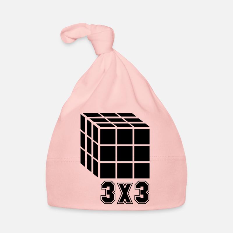3x3 Würfel Cube Baby Bio-Mütze