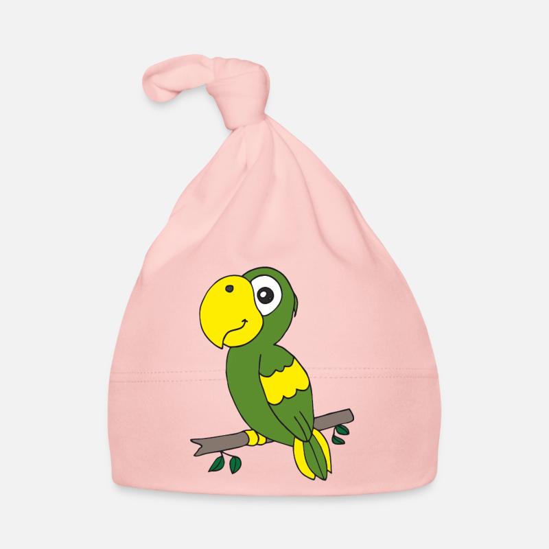 Vert perroquet Bonnet bio Bébé