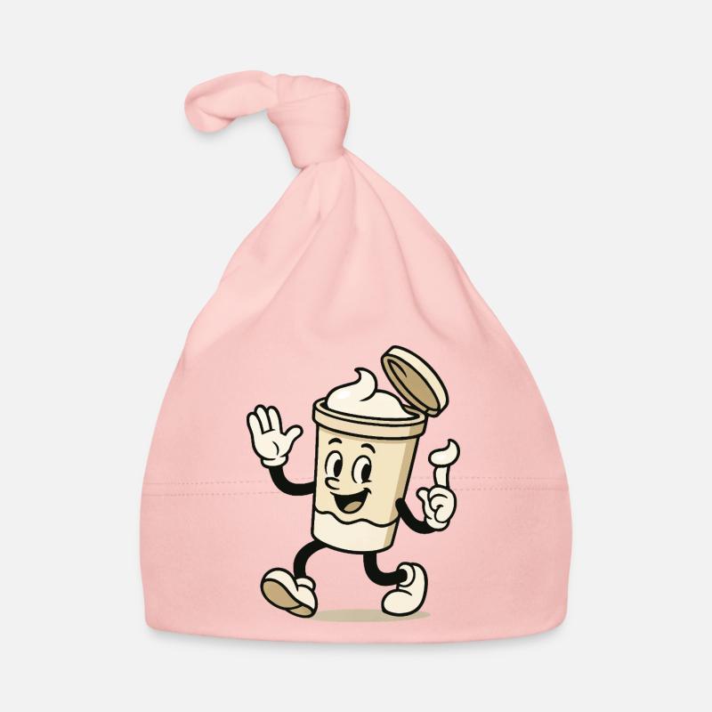eiscreme becher comic Baby Bio-Mütze