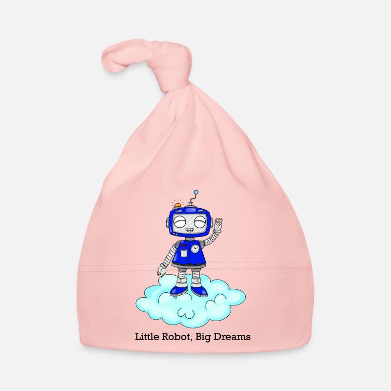 Cute Robo on Cloud Organic Baby Cap