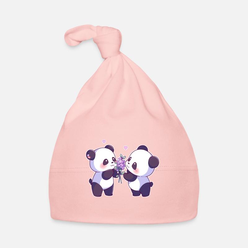 Valentinstag Pandas Baby Bio-Mütze