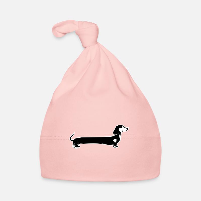 Langer Dachshund Baby Bio-Mütze