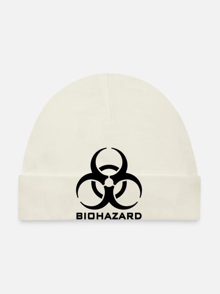 biohazard - Organic Baby Cap - pink - Front