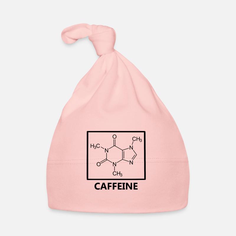 Chemical Formula Caffeine Molecule - Coffee Organic Baby Cap