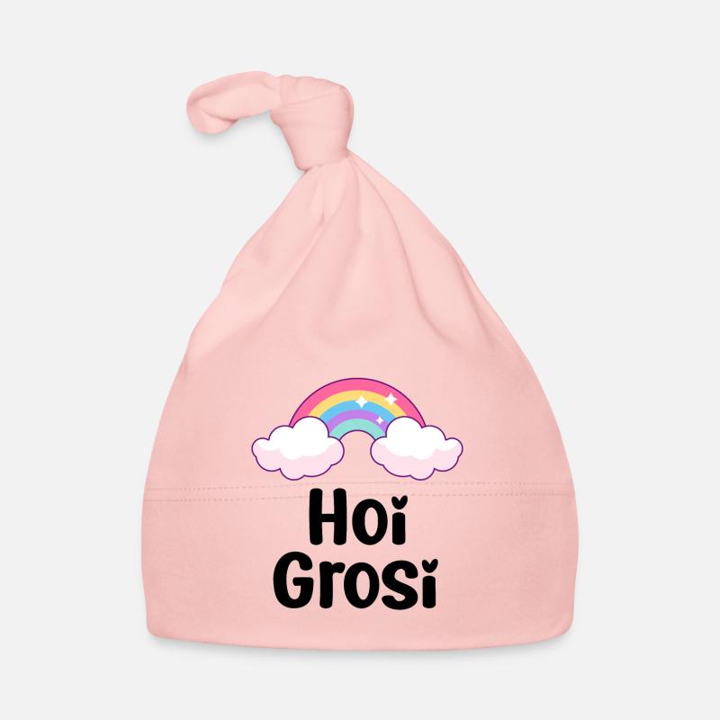 Hoi Grosi Hallo Oma Schweiz Schweizer Oma Baby Bio-Mütze