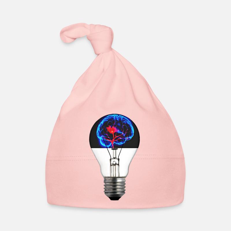 Brain bulb ideas Organic Baby Cap