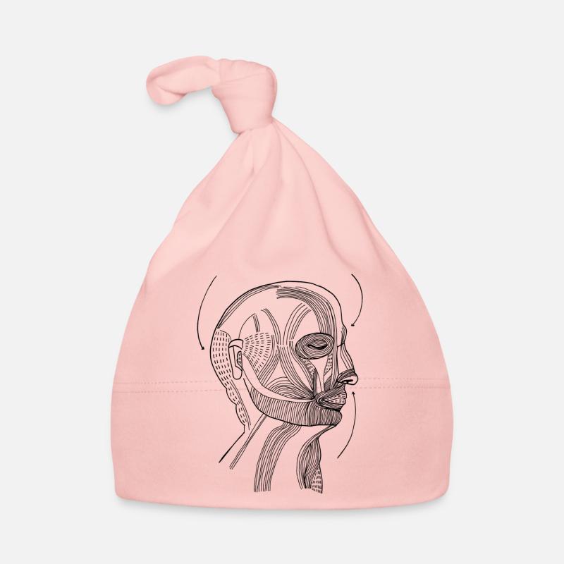Tête sans sens - Bonnet bio Bébé - rose