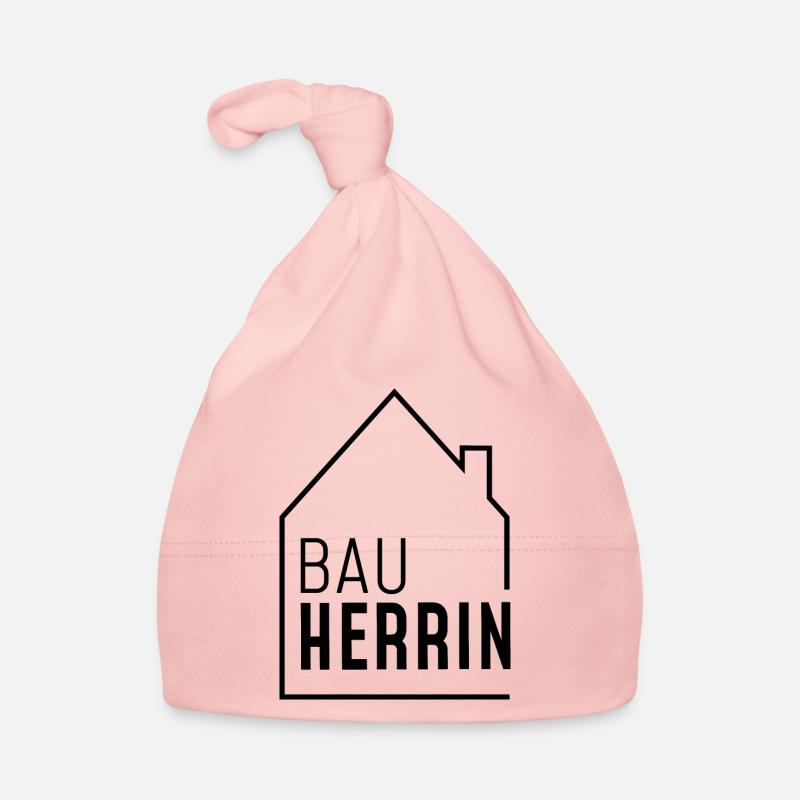 Bauherrin mit Leib und Seele Baby Bio-Mütze