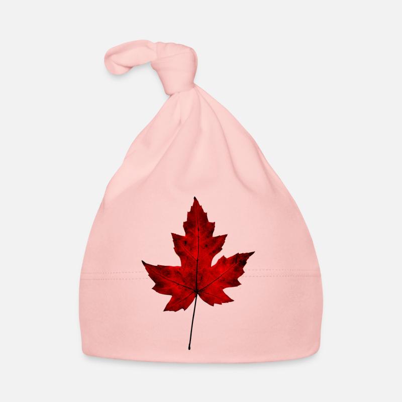Herbstblatt - Baby Bio-Mütze - Rosa