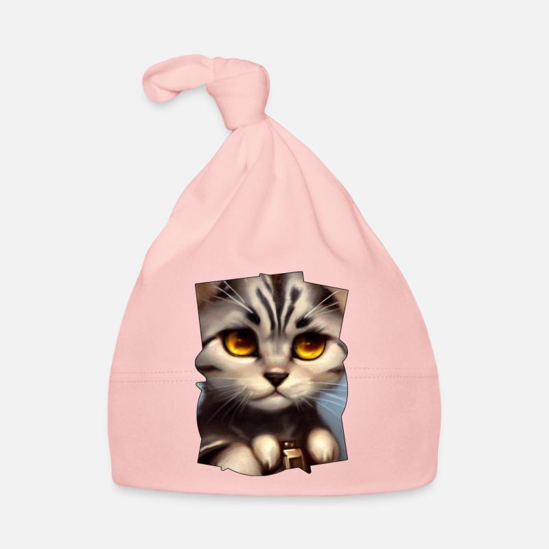 Katzengesicht Baby Bio-Mütze