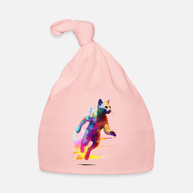 Joggende Katze Baby Bio-Mütze
