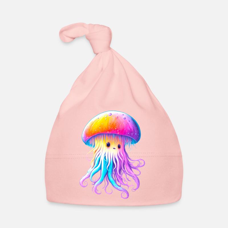 Friendly jellyfish Organic Baby Cap