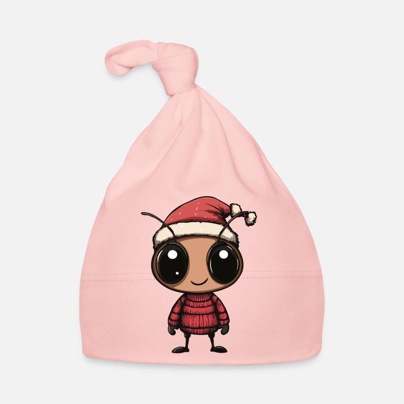 Ameise Weihnachten Comic Baby Bio-Mütze