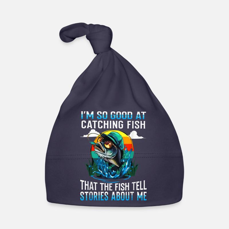 Attraper des histoires de poisson Tee Bonnet bio Bébé