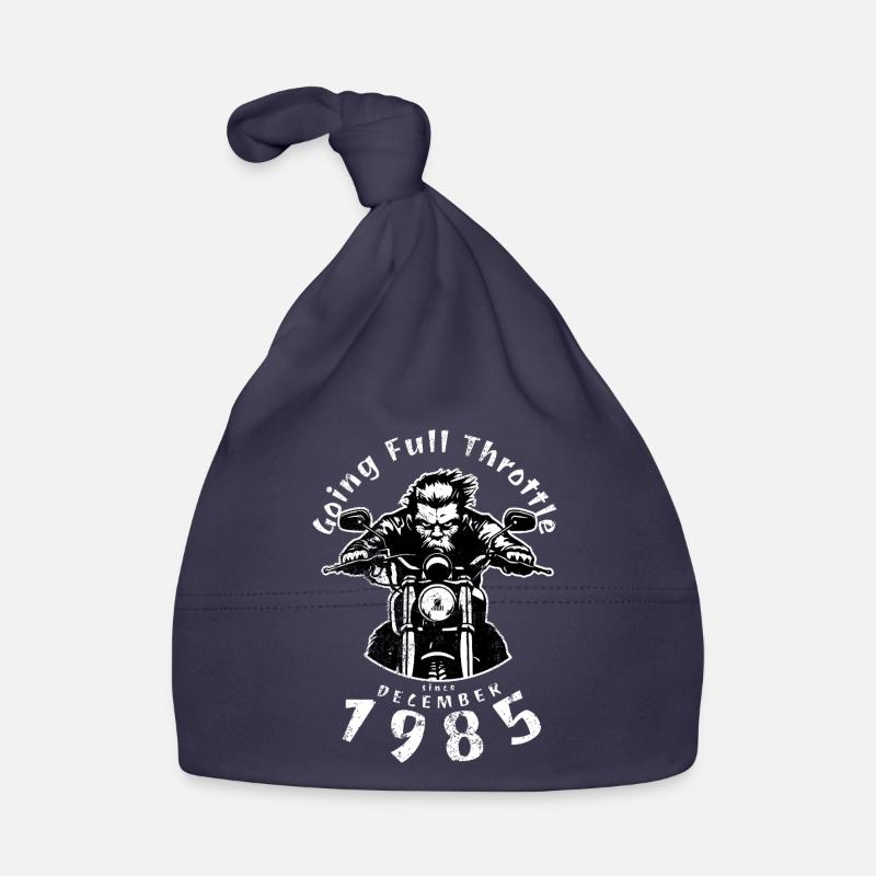 40. Geburtstag Going Full Throttle Since 12/1985 Baby Bio-Mütze