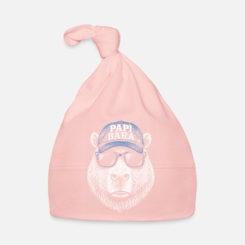 Papi Bara Bär mit Sonnenbrille Baby Bio-Mütze