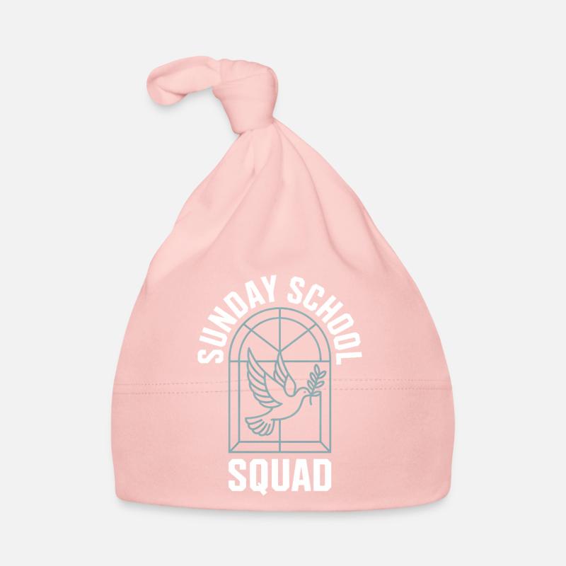 Sunday School Squad Emblem Organic Baby Cap