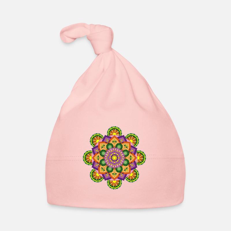 Fleurs Mandala Bonnet bio Bébé