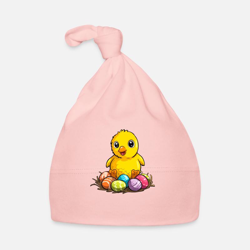 Mignon poussin de Pâques Bonnet bio Bébé