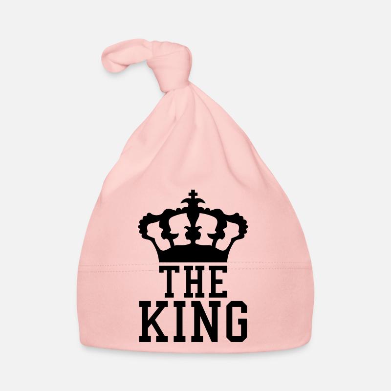 La conception de la couronne du roi textlogo refro Bonnet bio Bébé