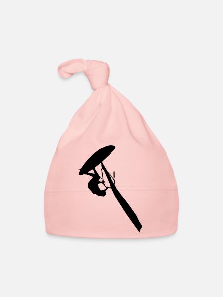 Windsurfer 2 (Vector) - Bonnet bio Bébé - rose - Devant
