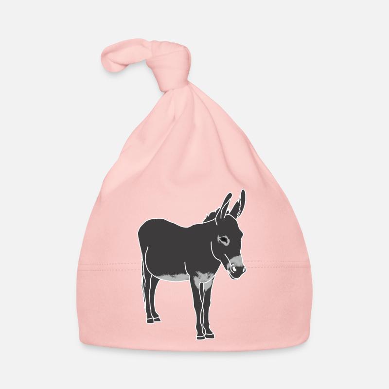 Esel Baby Bio-Mütze