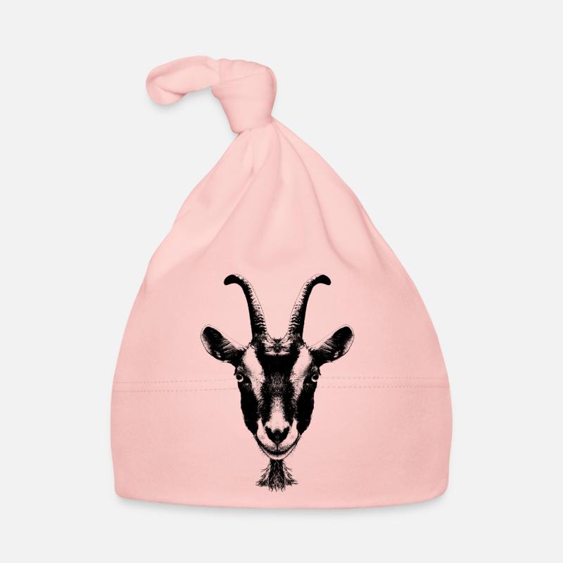 Portrait d’une chèvre Bonnet bio Bébé