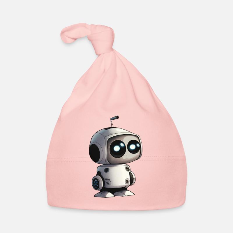 Mignon robot dessin animé style pixar Bonnet bio Bébé