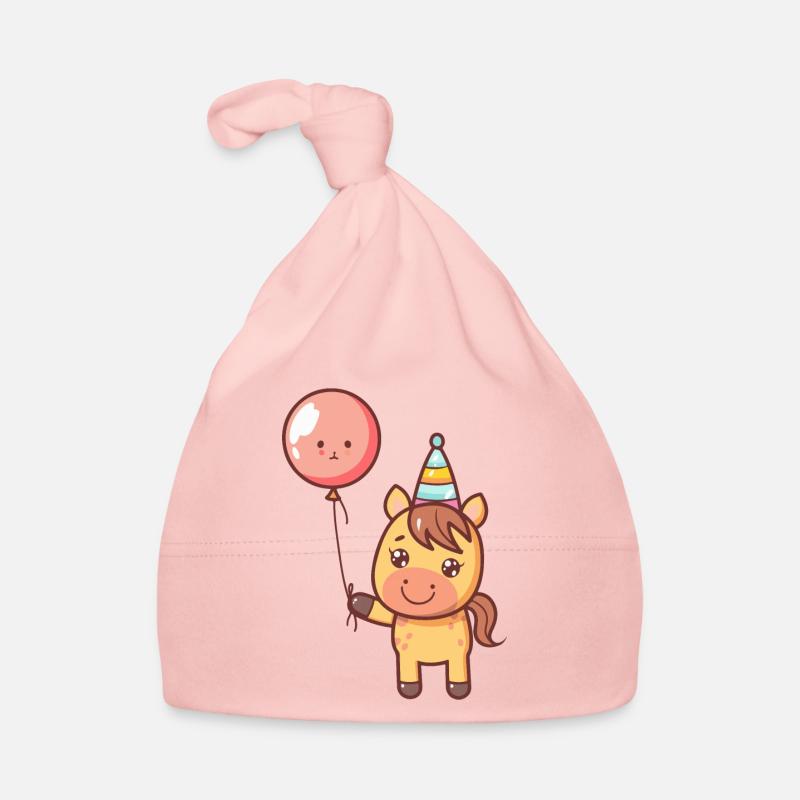 Cheval Anniversaire Bébé Bonnet bio Bébé