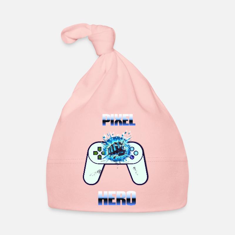Pixel Hero - Retro Gaming Controller Baby Bio-Mütze