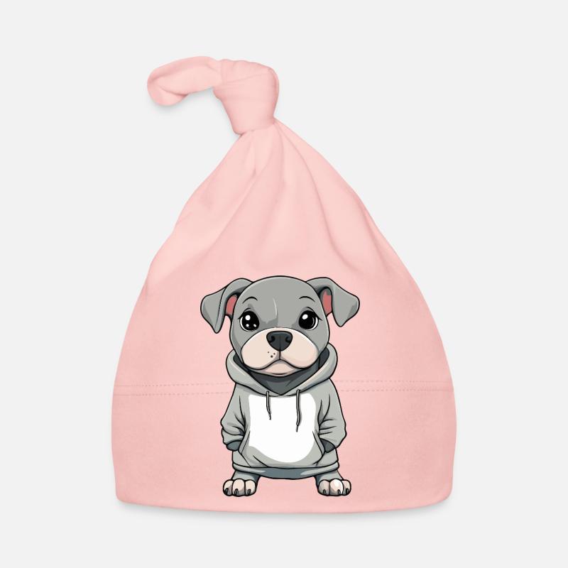 Pit Terrier Chien Drôle Bonnet bio Bébé