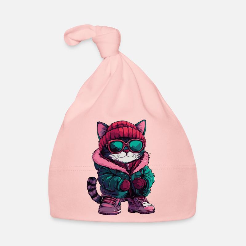 Bande dessinée Cat Cool Bonnet bio Bébé