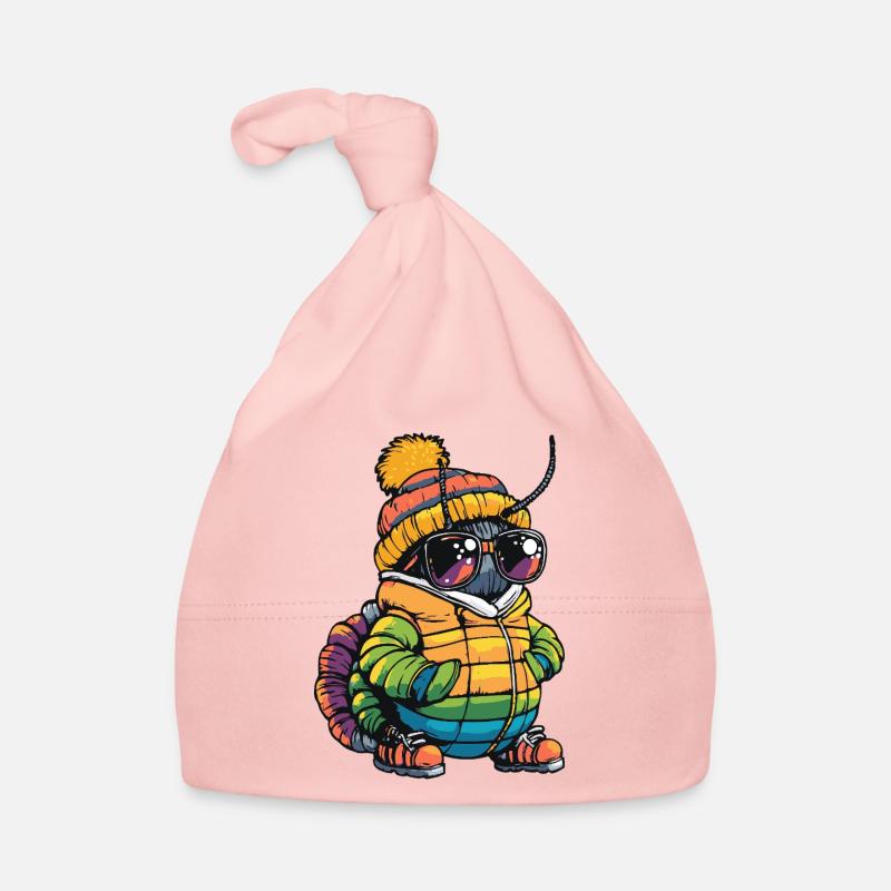 Wurm Bande dessinée cool Bonnet bio Bébé