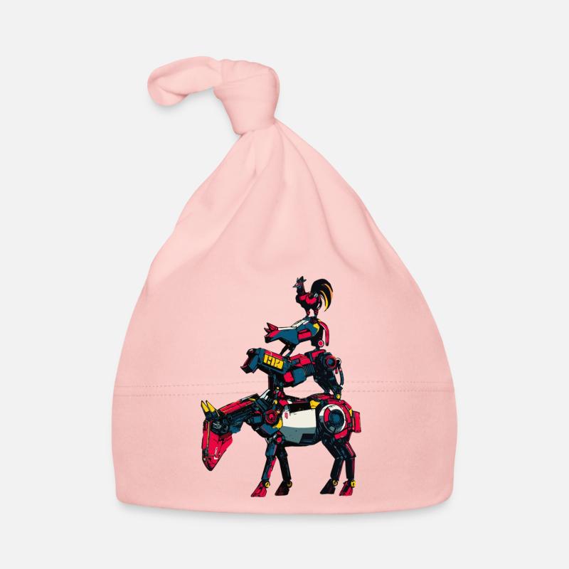 Town Musicians "Comic Robot" Organic Baby Cap