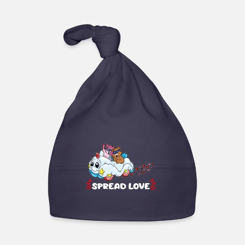 1 Spread Love copy Baby Bio-Mütze
