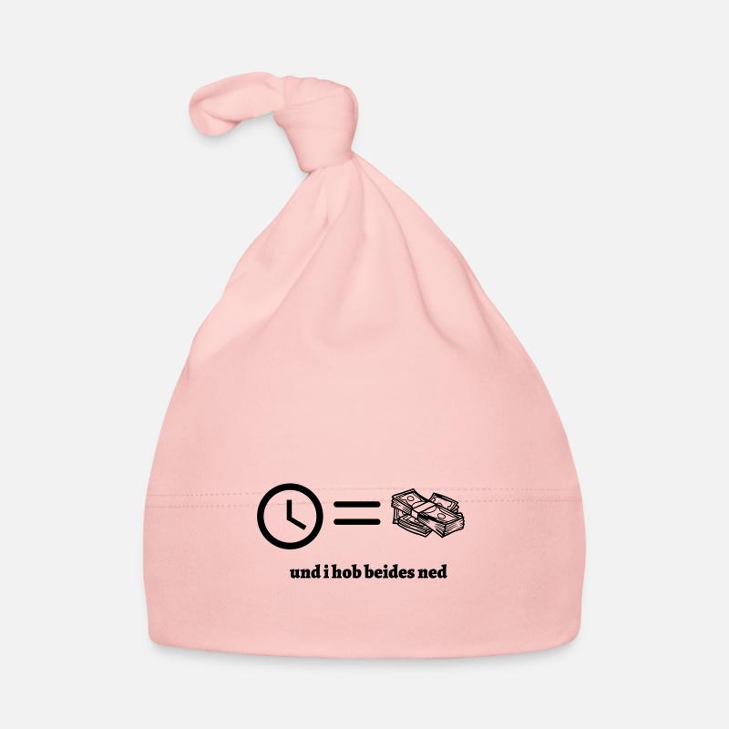Zeit ist Geld- bayerischer Spruch Baby Bio-Mütze