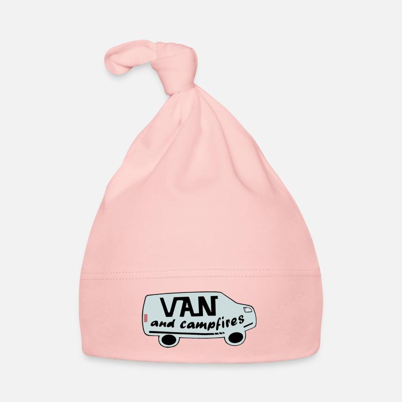van and campfires Bonnet bio Bébé