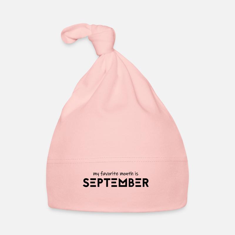 My favorite month is september Baby Bio-Mütze