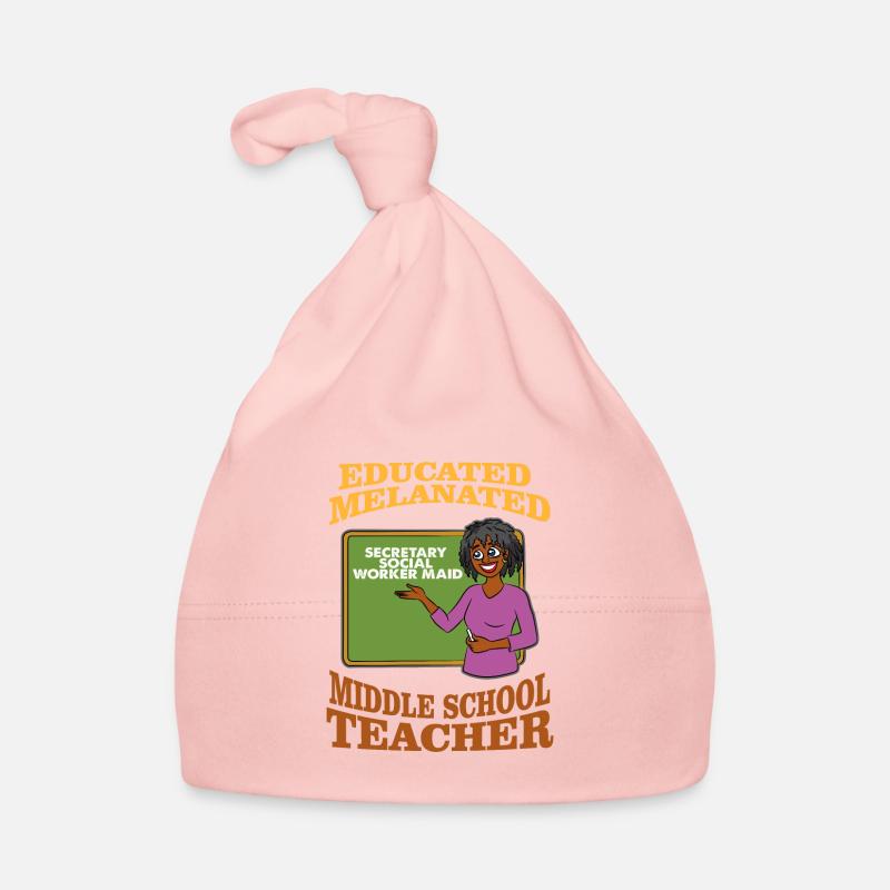 Ausgebildeter Lehrer der melanierten Mittelschule Baby Bio-Mütze