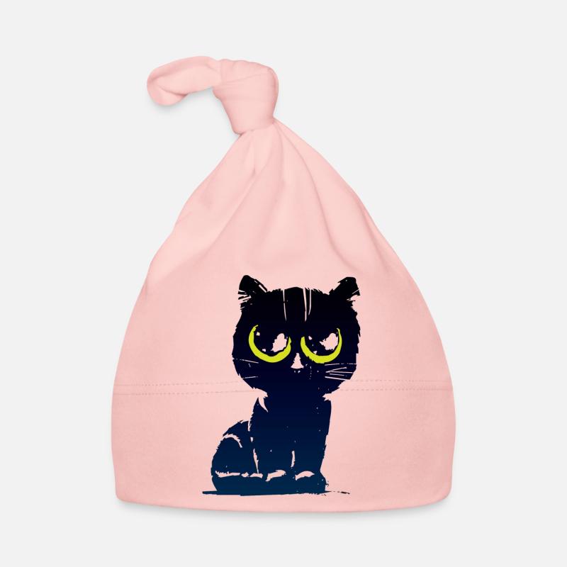 Black Cat 2 Baby Bio-Mütze