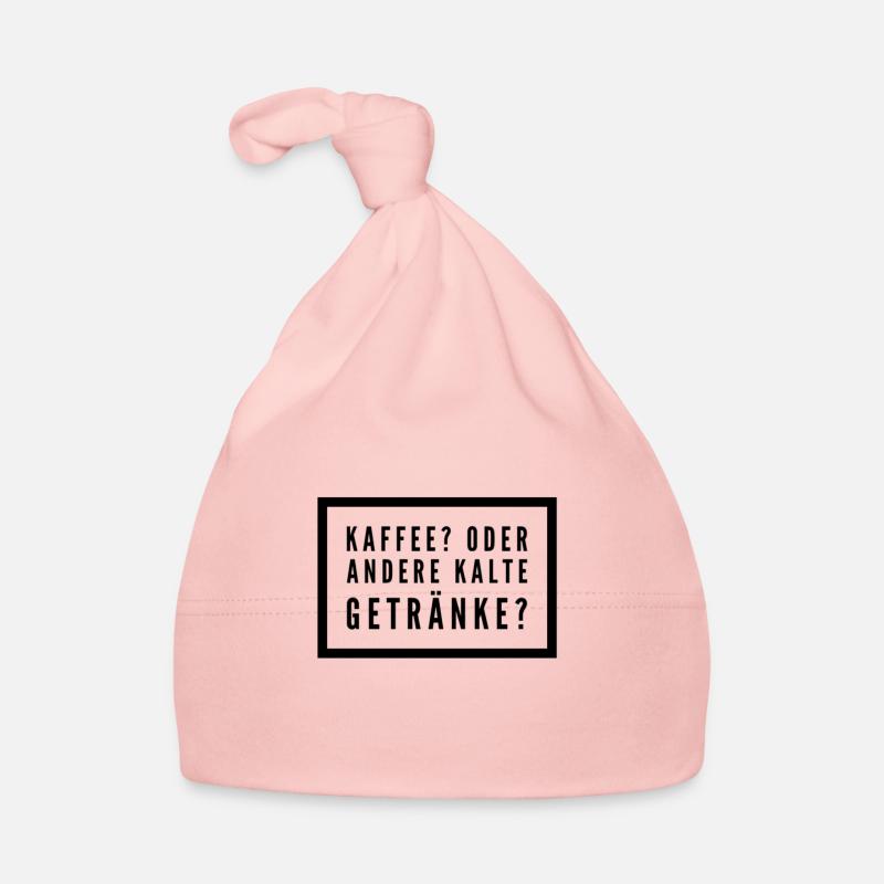 Kaffee? Oder andere kalte Getränke? Baby Bio-Mütze