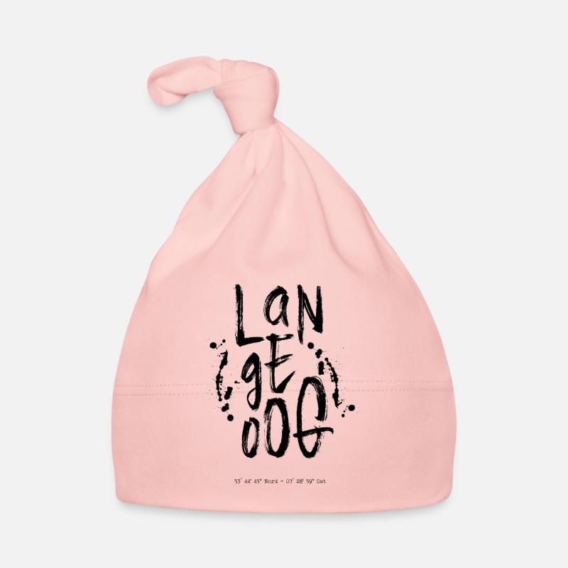 Langeoog Typografie Baby Bio-Mütze