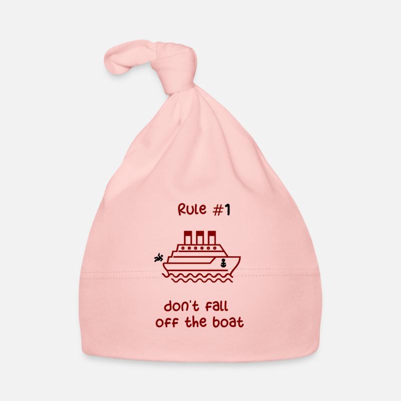 BATEAU DE CROISIÈRE - BATEAU DE CROISIÈRE ROUGE Bonnet bio Bébé