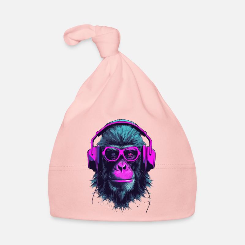 Monkey Beats Baby Bio-Mütze